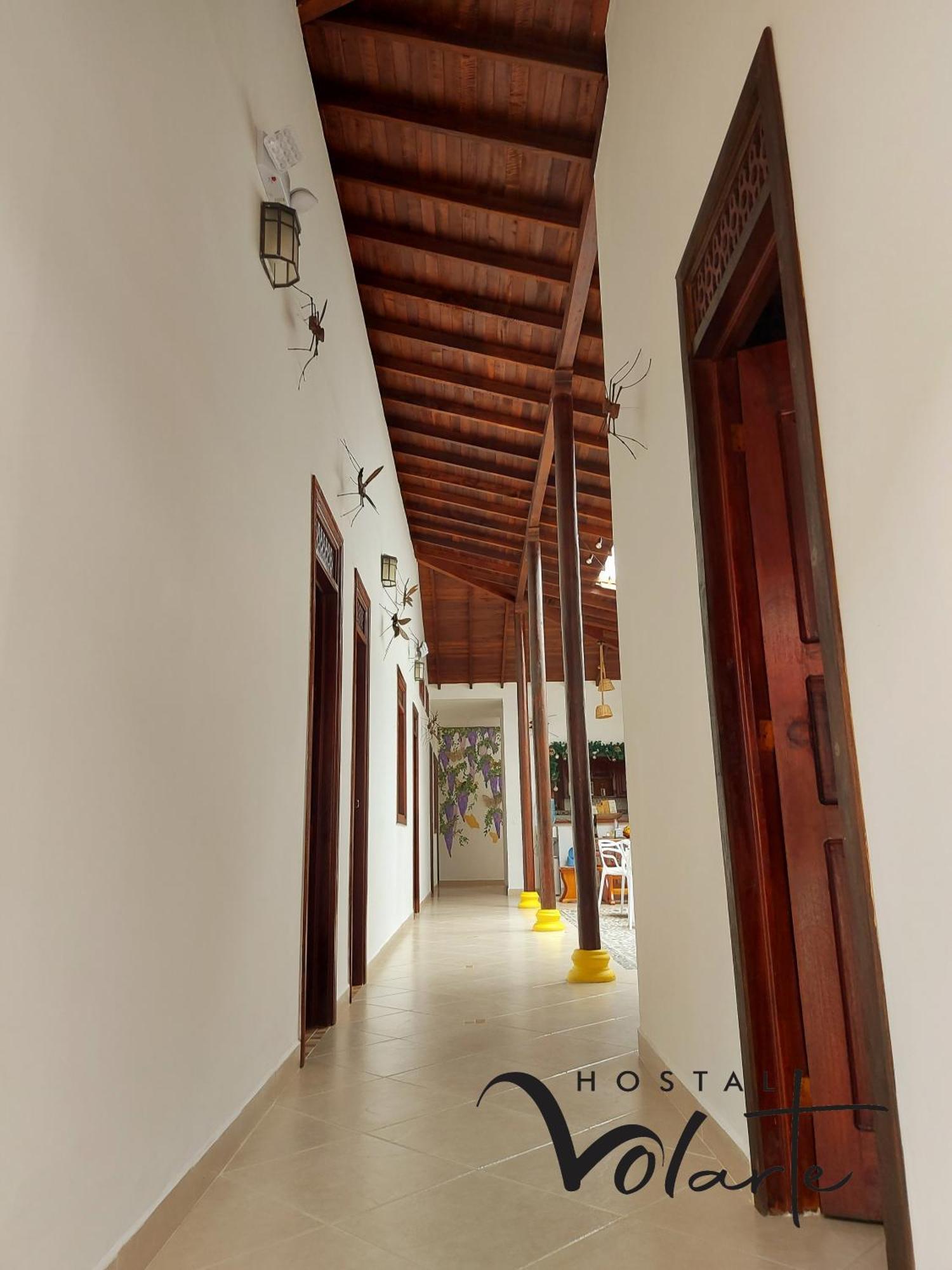 Volarte Hostal Jardin Bagian luar foto