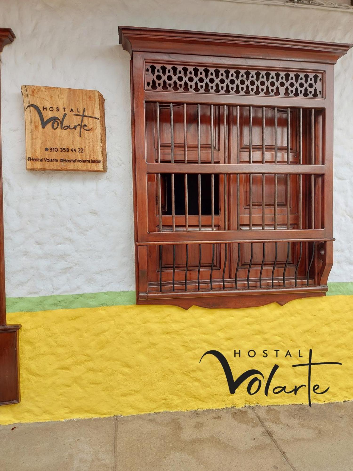 Volarte Hostal Jardin Bagian luar foto
